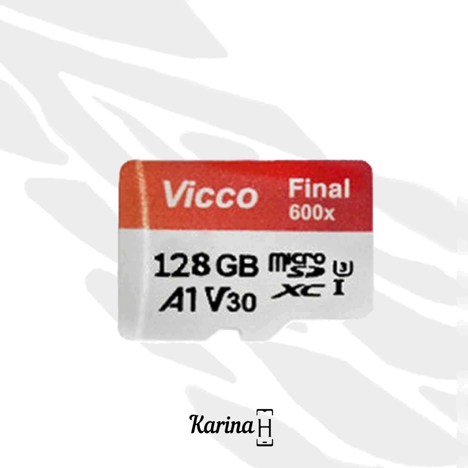 کارت حافظه microSDXC ویکومن مدل 600X Plus کلاس 10 ظرفیت 128 گیگابایت